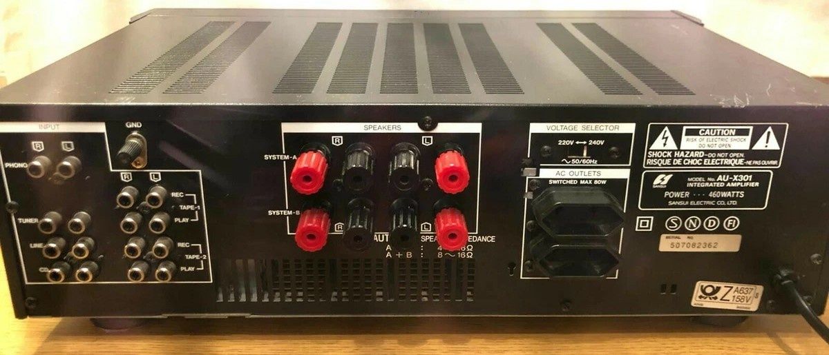 Sansui AU-X301 wzmacniacz Bez Zarysowań