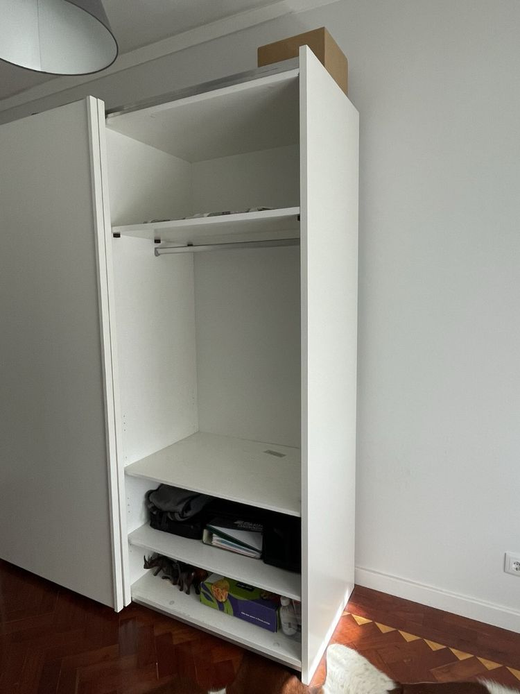 Roupeiro Lourini Prestige 2 portas de correr com 180 cm