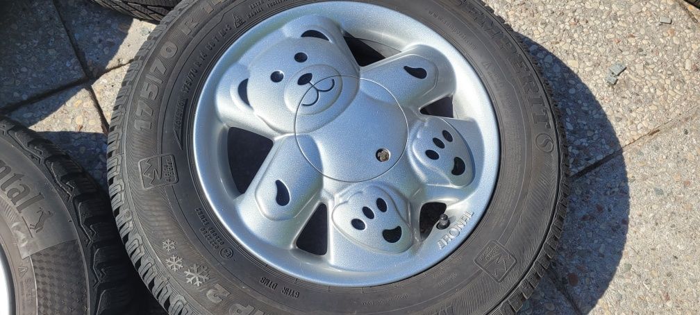 Ronal Teddy Bear 14" 4x100 Custom Miśki Uszkodzona