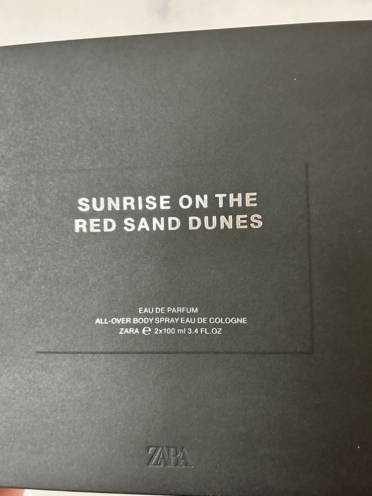 Подарунковий набір Zara SUNRISE ON THE RED SAND DUNES в наявності