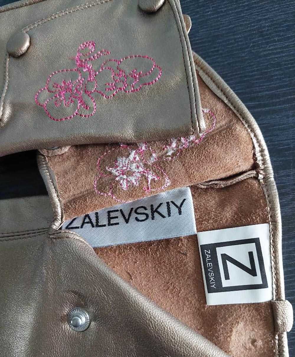 Продам кожаные перчатки бренда Zalevskiy