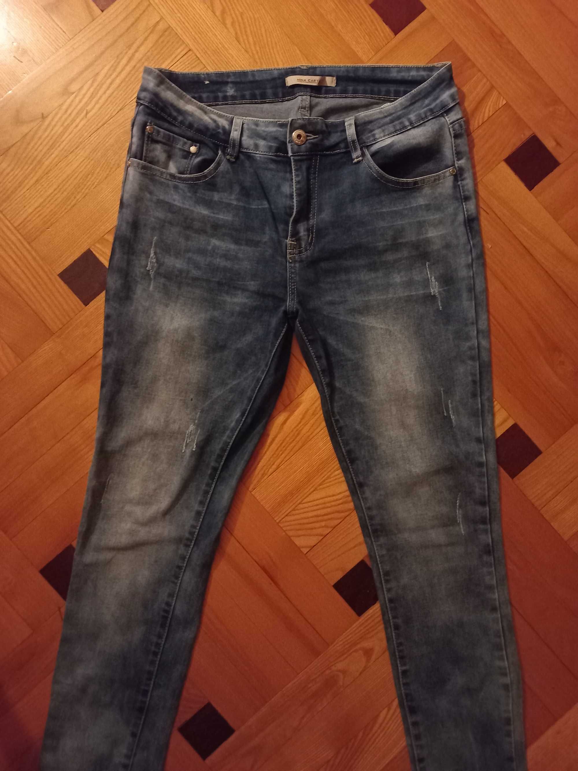 jeansy damskie rozmiar M 38 - Nina Carter - rurki