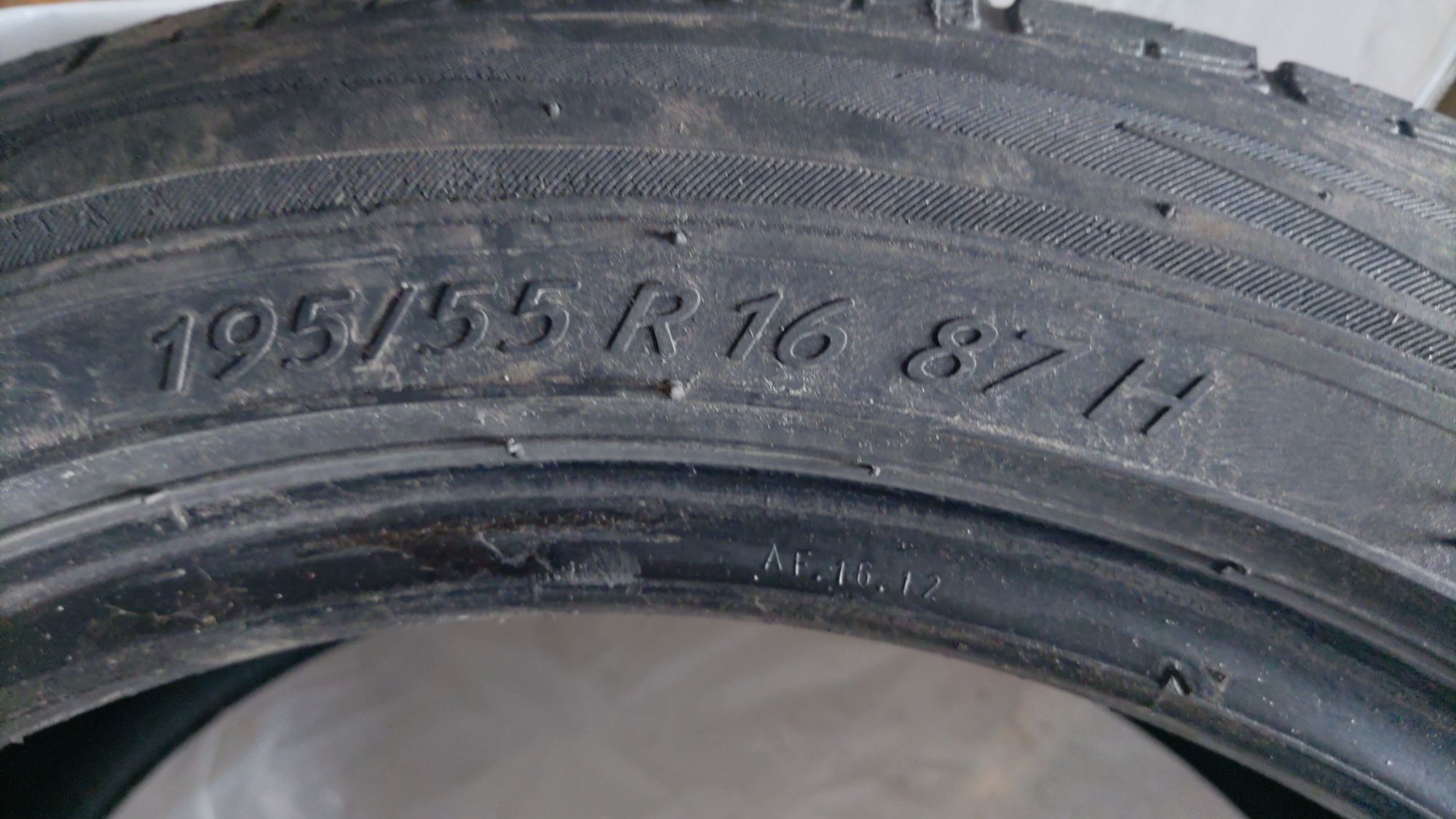 Резина 195/55 r16 87h, пара