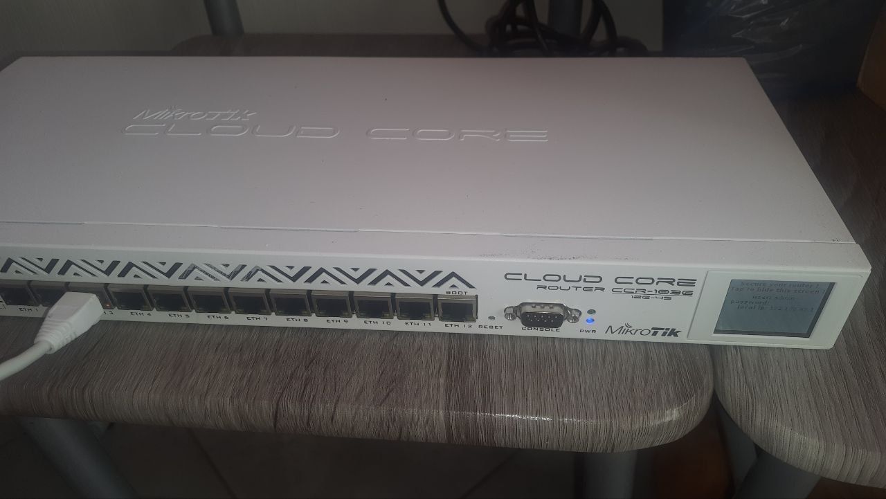 Маршрутизатор Mikrotik CCR1036-12G-4S