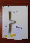 Pé de apoio central Besta - Ikea, novo/embalado