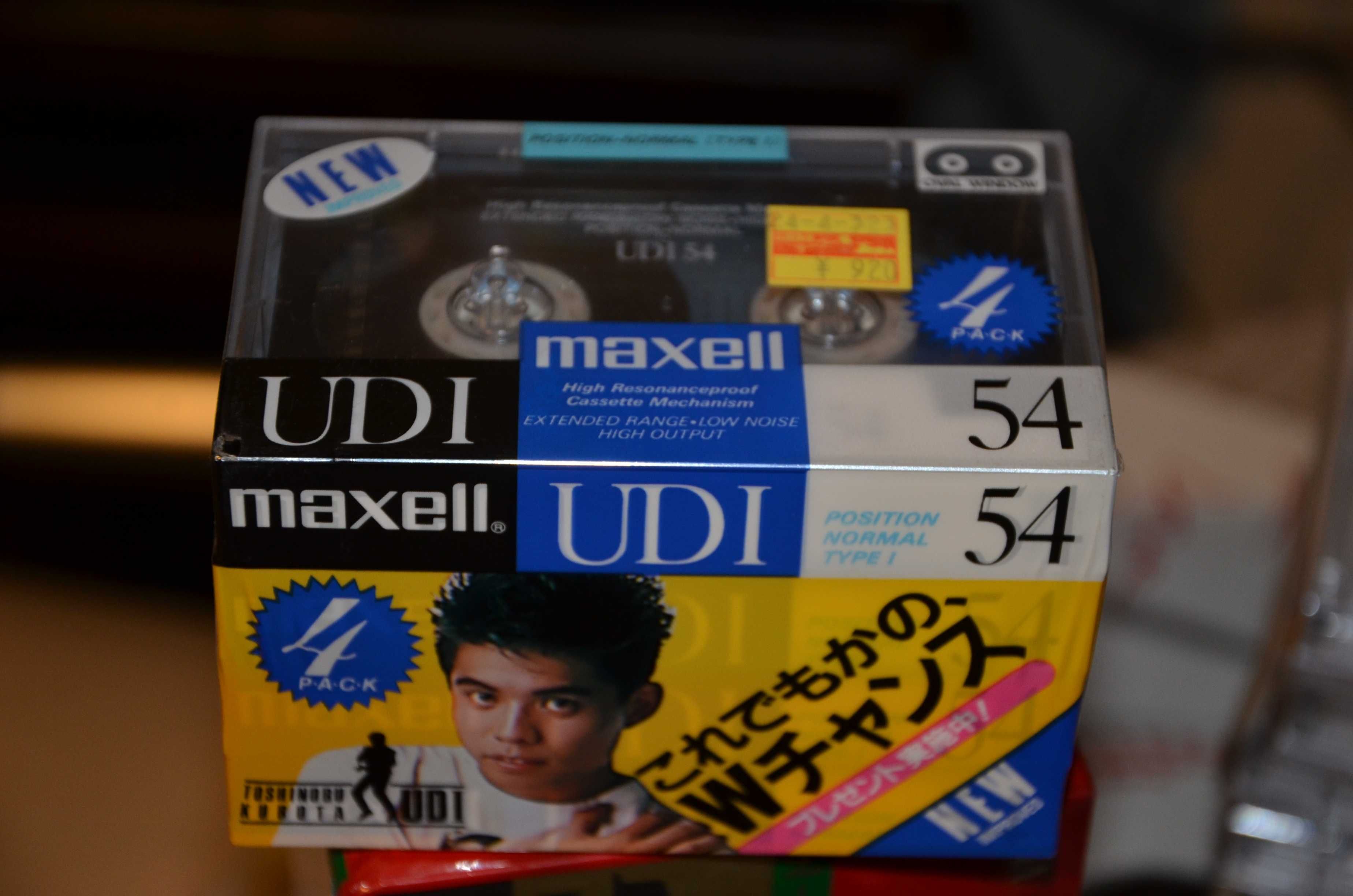 Аудиокассеты Maxell UD I 54 Made in Japan  1988 Идеальн. Сост.