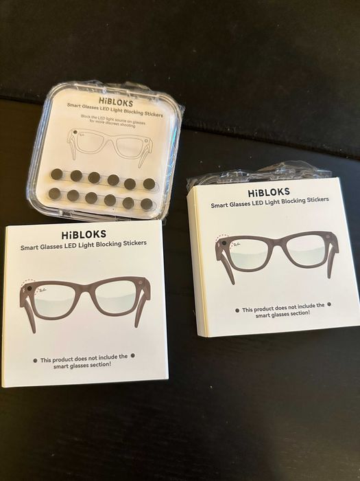 Тонировка камеры Hibloks 12 наклеек для Rayban Meta Wayfarer Headliner
