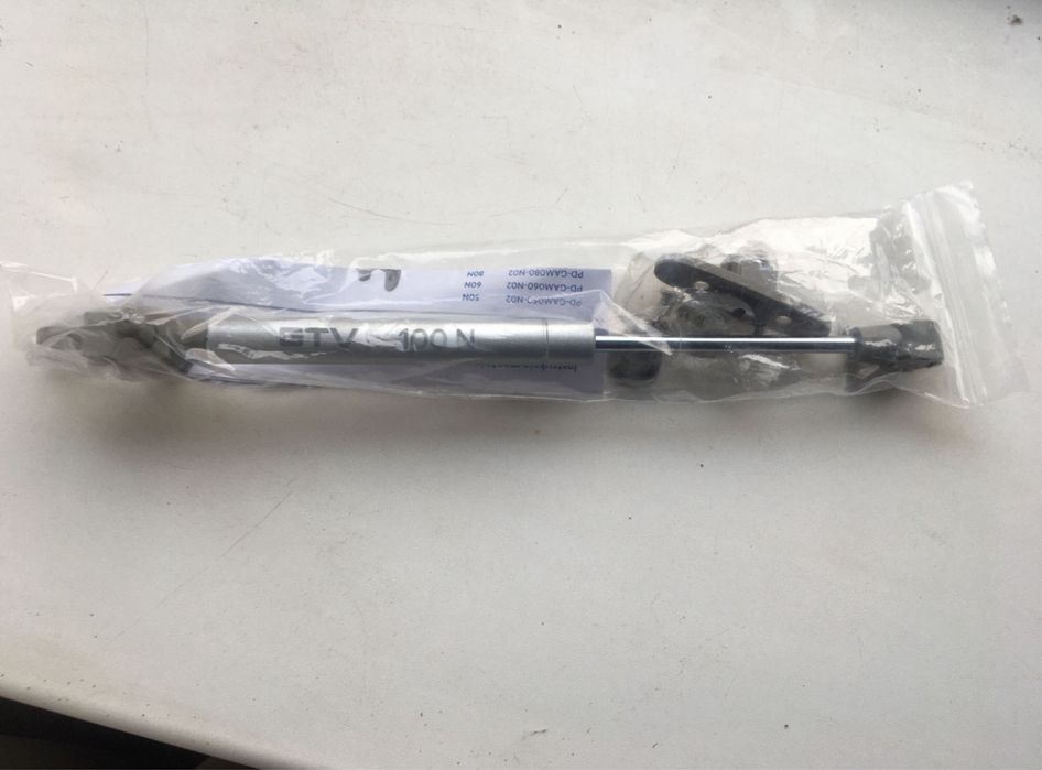 Газліфт з доводчиком  сірий. Польський, якісний