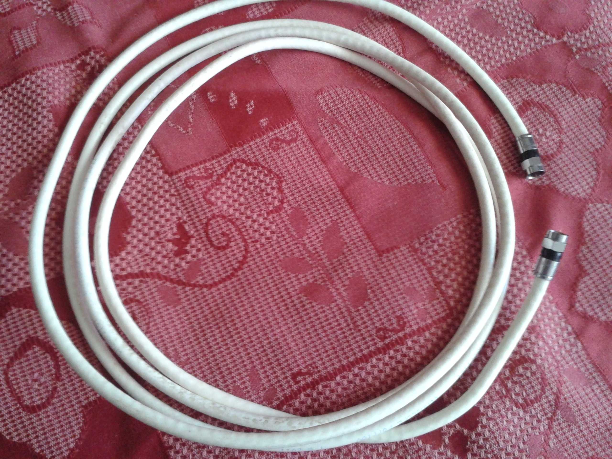 CABO coaxial-de antena, 3,1 mt c.terminais de antena TV+oferta