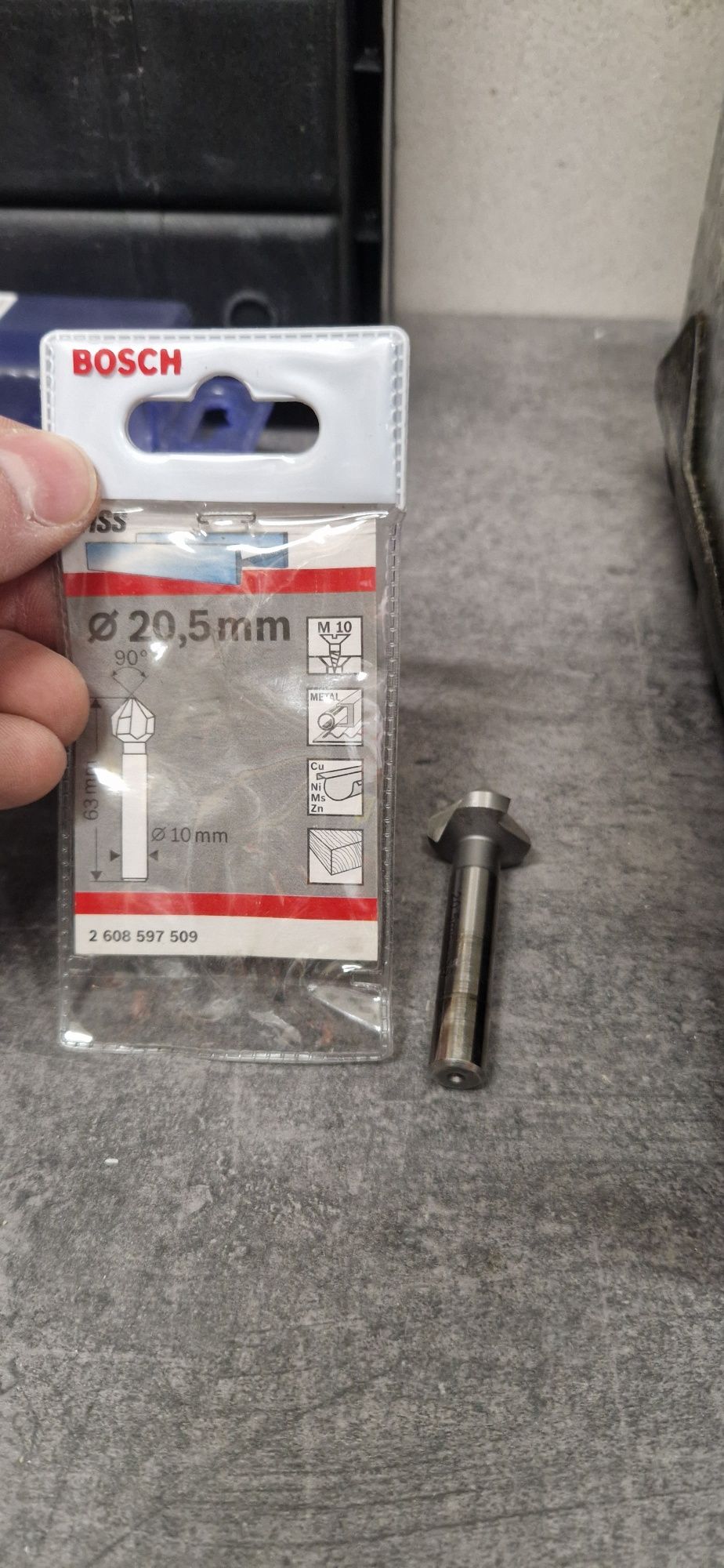 Bosch pogłębiacz stożkowy, rozwiertak