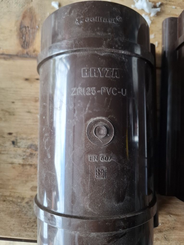 Złączka rynnowa 125mm BRYZA brązowa RAL 8017