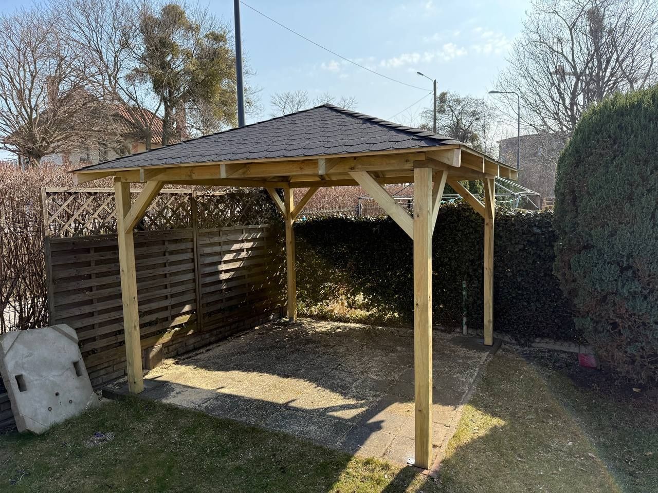Altana ogrodowa drewniana 300 x 300 cm Montaż w cenie