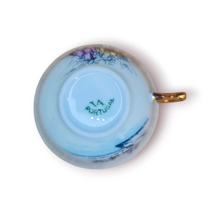 Chávena Vista Alegre Portugal – Porcelana pintada à mão