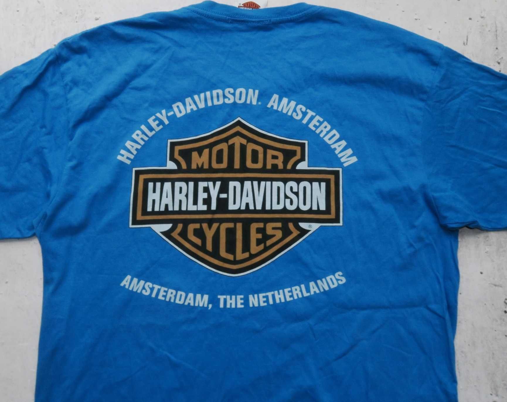 Harley Davidson koszulka t-shirt z nadrukiem M/L