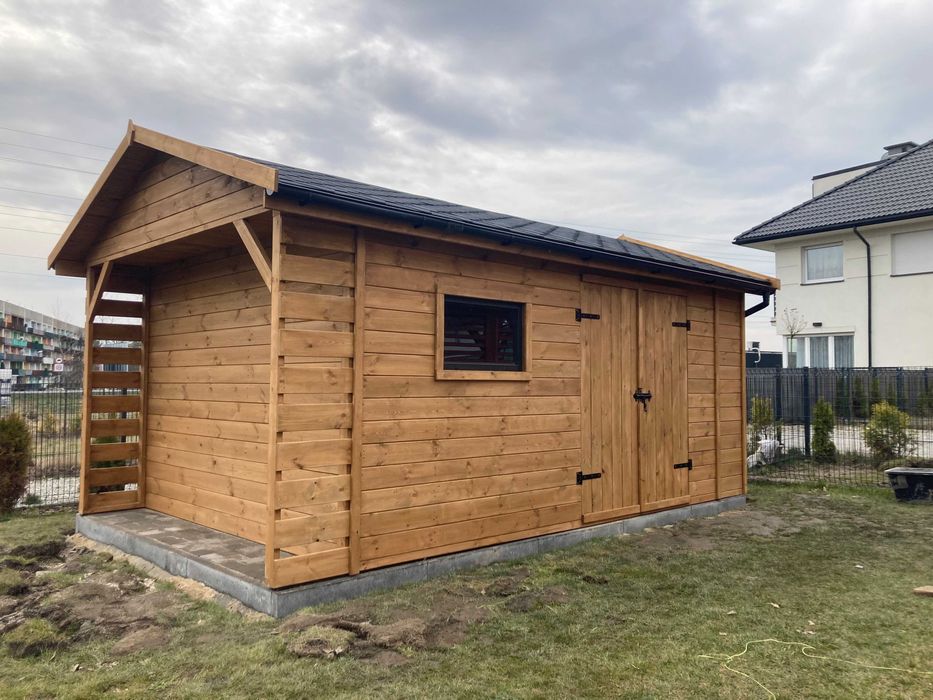 Domek narzędziowy Domek drewniany Drewutnia