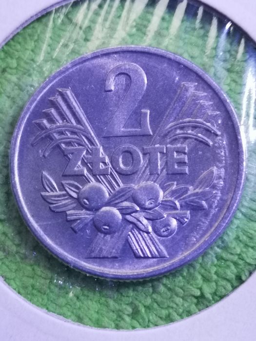 Moneta obiegowa prl 2zl jagody 1960r