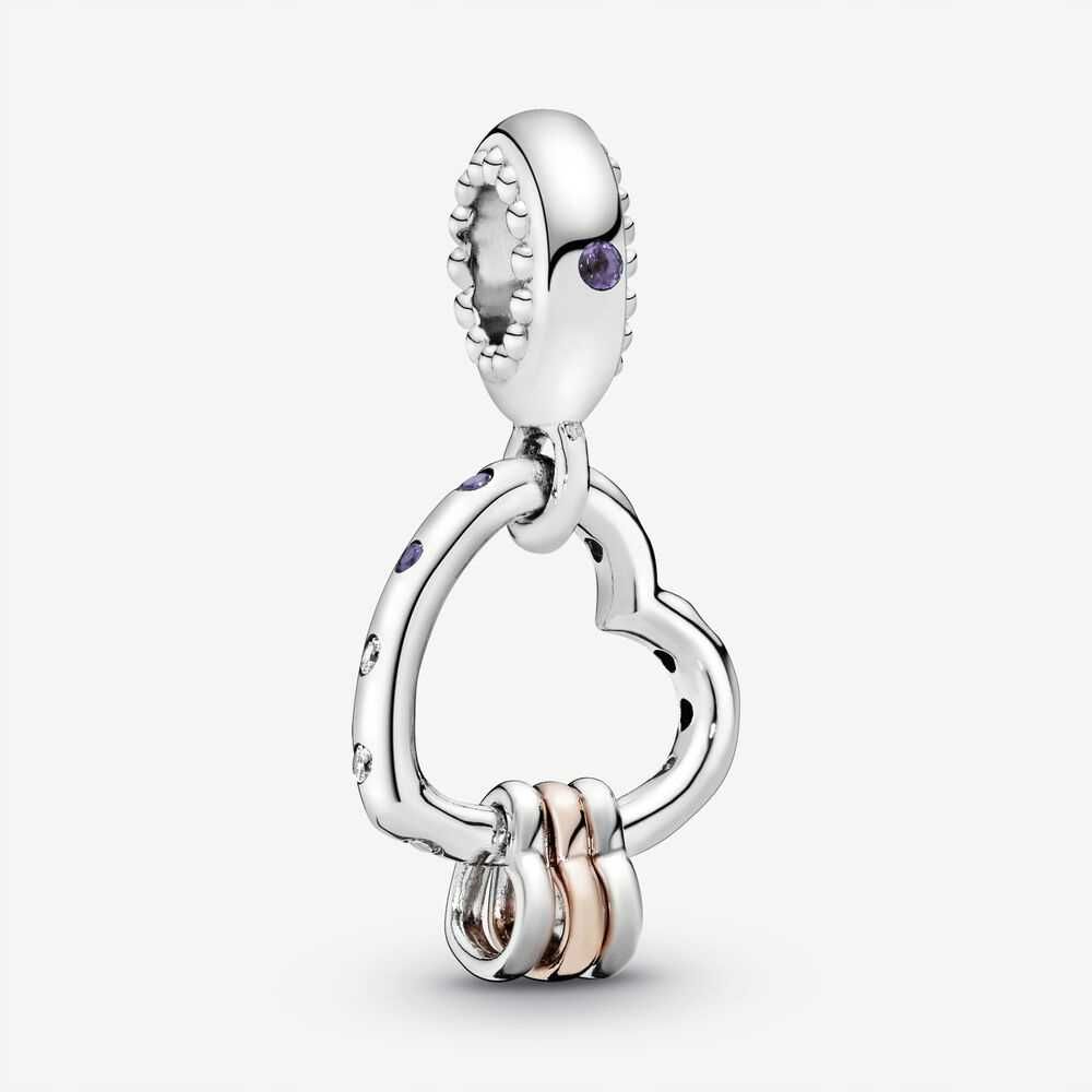 Zawieszka Pandora Moments Charms Iluminacja Serc [2 sztuki]