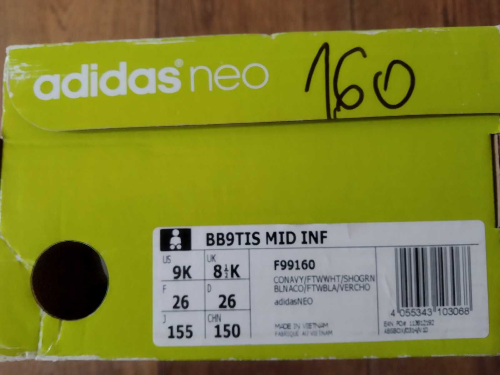 Buty sportowe Adidas Neo BB9TIS roz 26