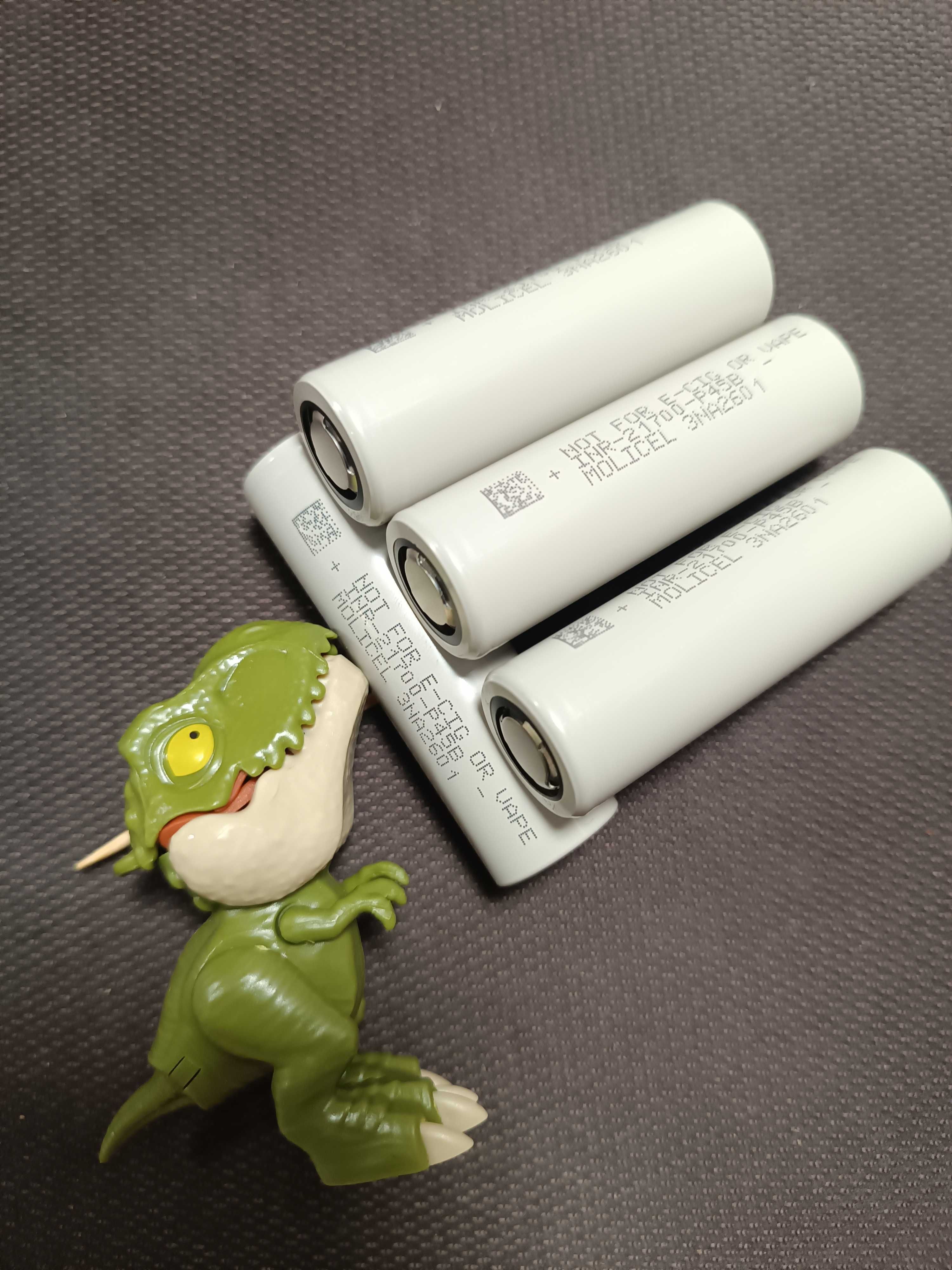 Акумулятори INR 21700 Molicell P45B 4500 mAh Нові та оригінальні