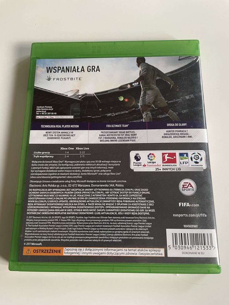 Fifa 2018 i 2021, xbox one