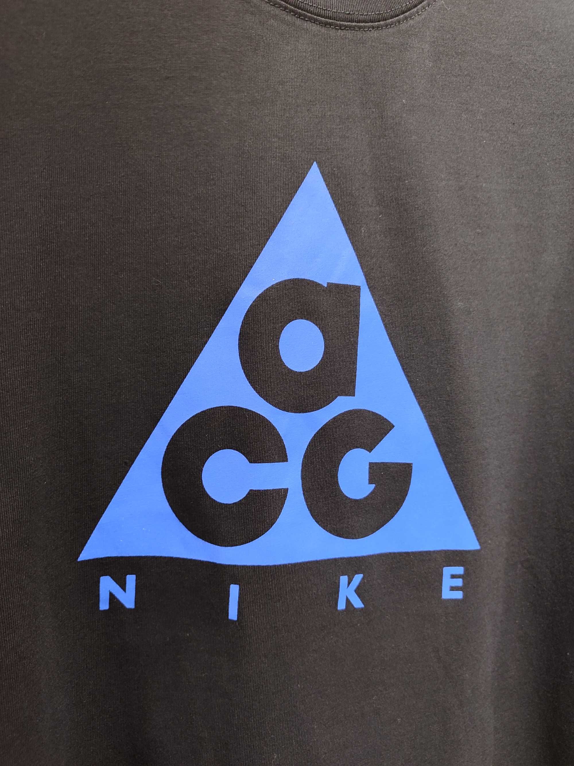 Лонгслів NIKE ACG Long Sleeve Logo Tee Black - Blue Logo