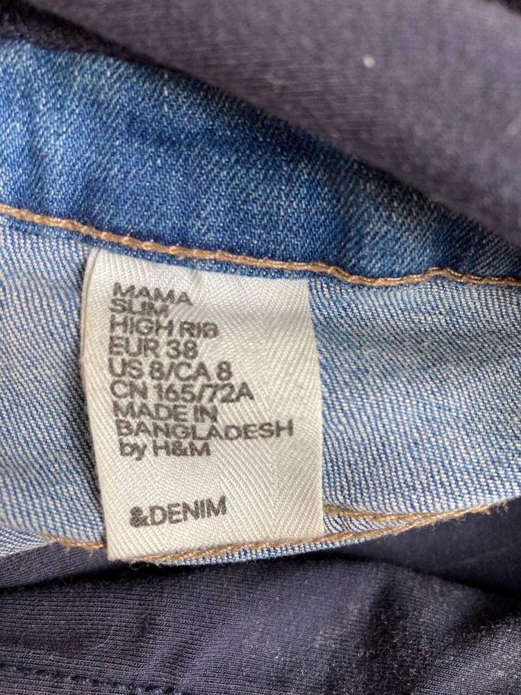 Джинси для вагітних H&M Mama slim р М.Штаны для беременных