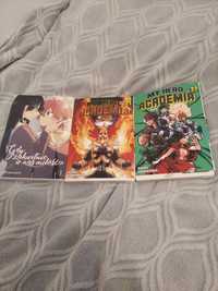 Książki Manga, Mangi, komplet 3 sztuki