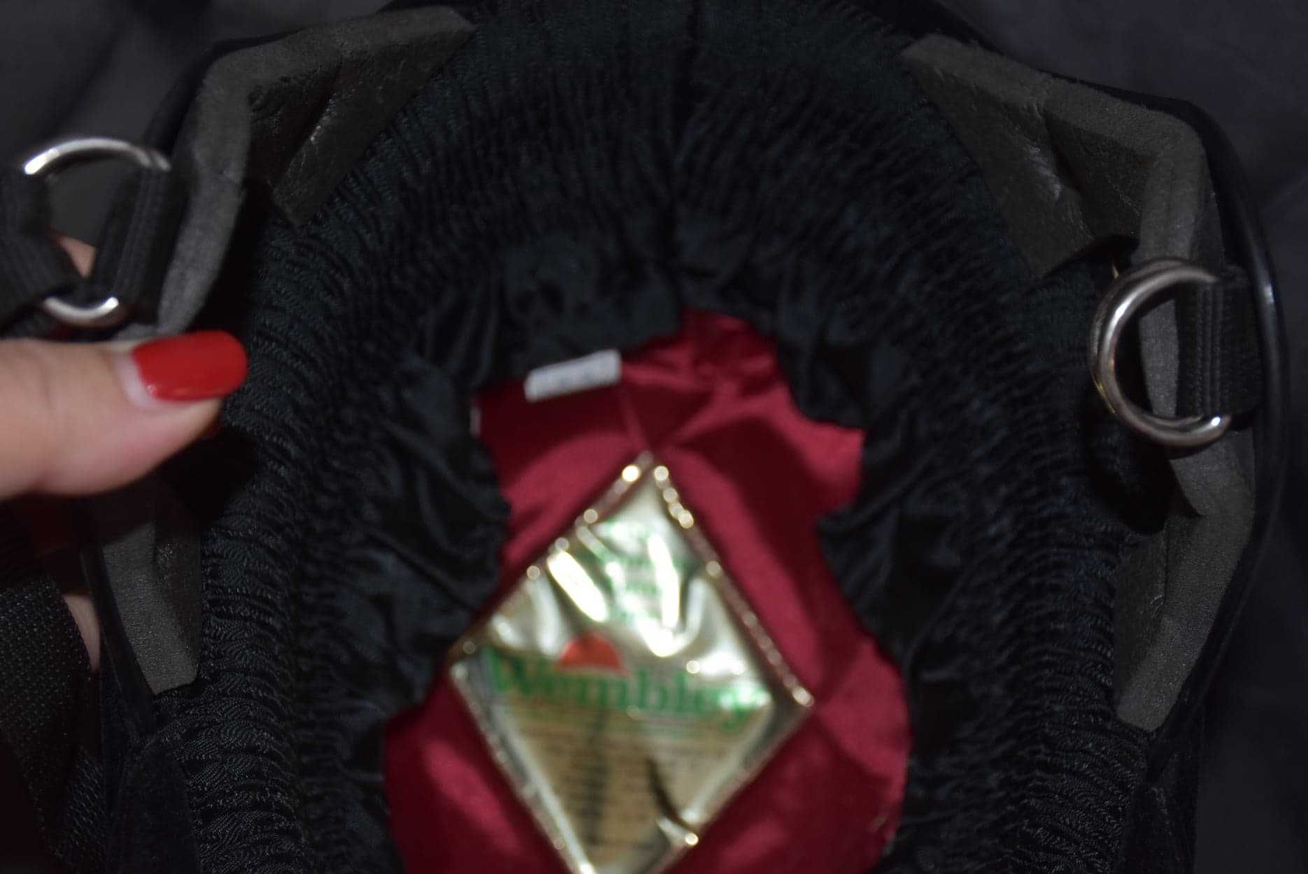 kask do jady konnej,toczek konny welurowy piękny,oryginalny