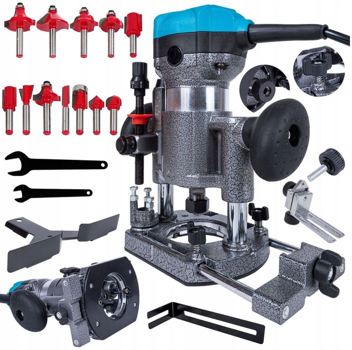 Frezarka Do Drewna Górnowrzecionowa + Frezy Mocna