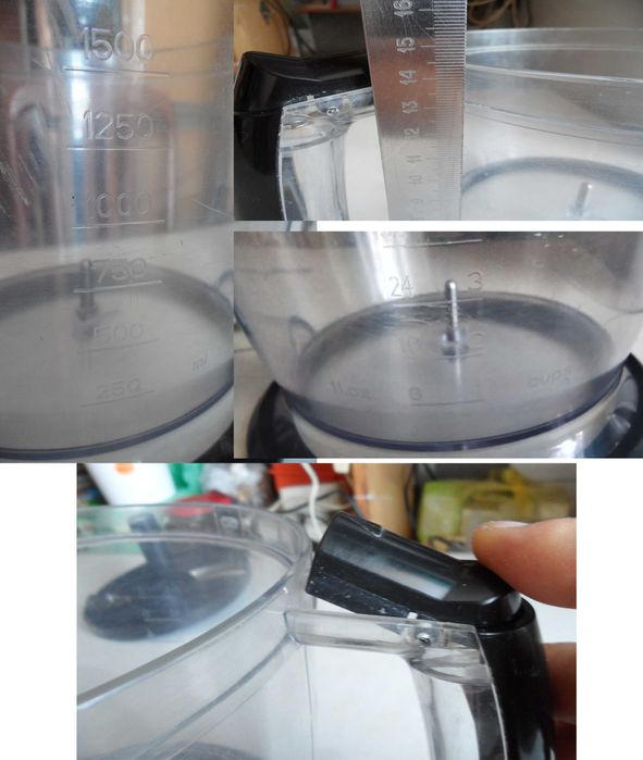 Запчастини блендера Vitek VT-1478(Чаша,тримач насадок і терка)