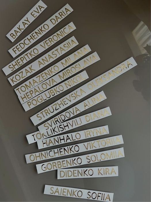 Обмотка, наклейки на гімнастичний обруч/булави