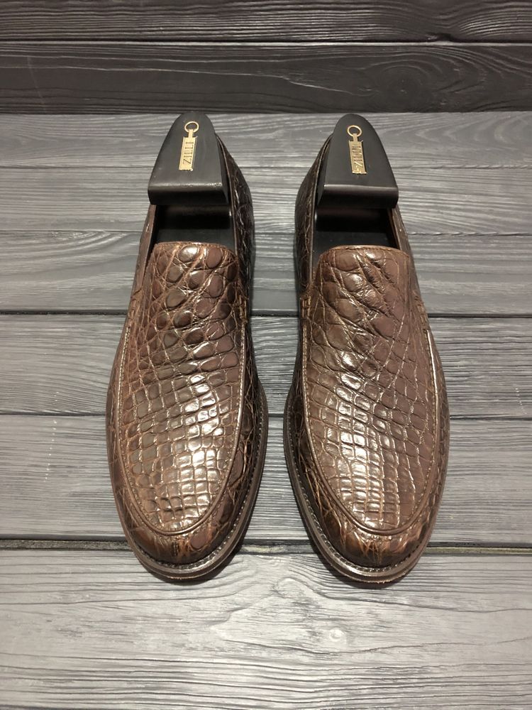 Лоферы Bally крокодил zilli kiton stefano ricci