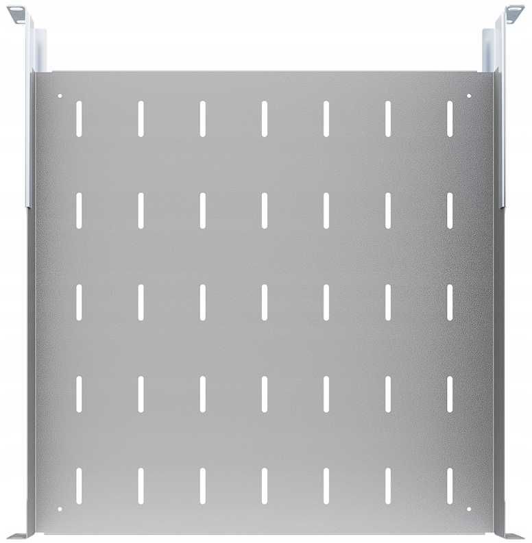 Półka RACK 19" 1U 450mm Regulowana 450-610 mm do Szaf RACK Stalflex