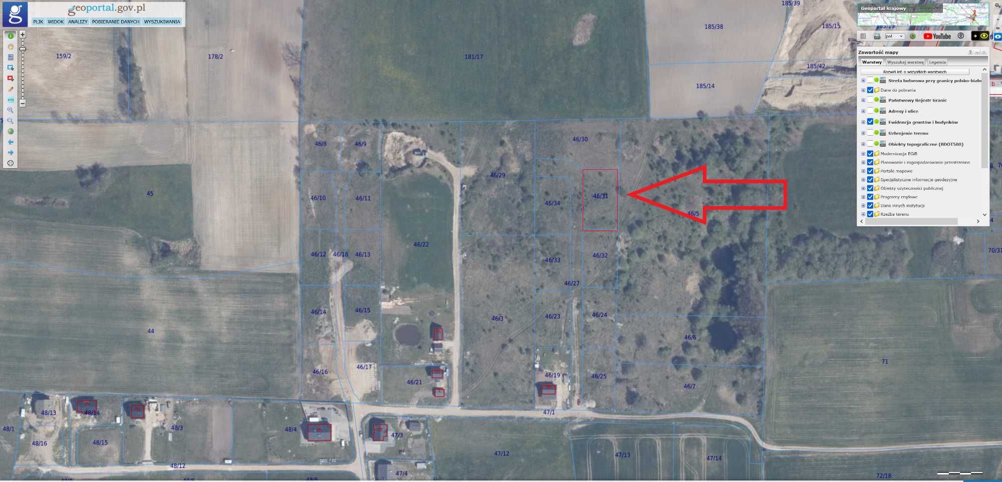 Piękna działka budowlana na wzniesieniu, Skrzeszewo Żukowskie, 1000 m²