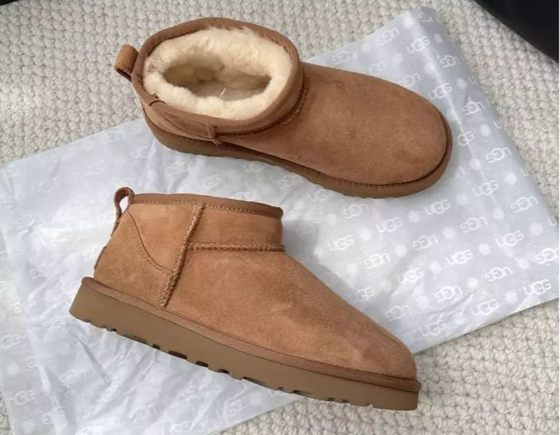 UGG ultra mini chestnut рыжые угги мини короткие оригинал