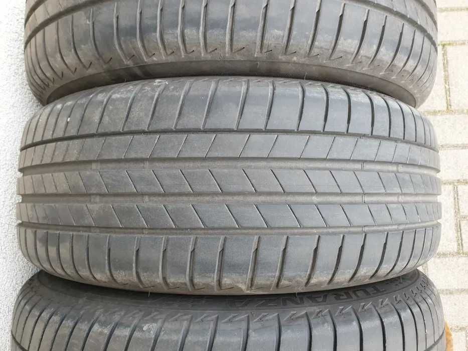 4x Opony Letnie 225/55/18 Bridgestone Turanza T005, 6,5-7 mm, 2019 rok