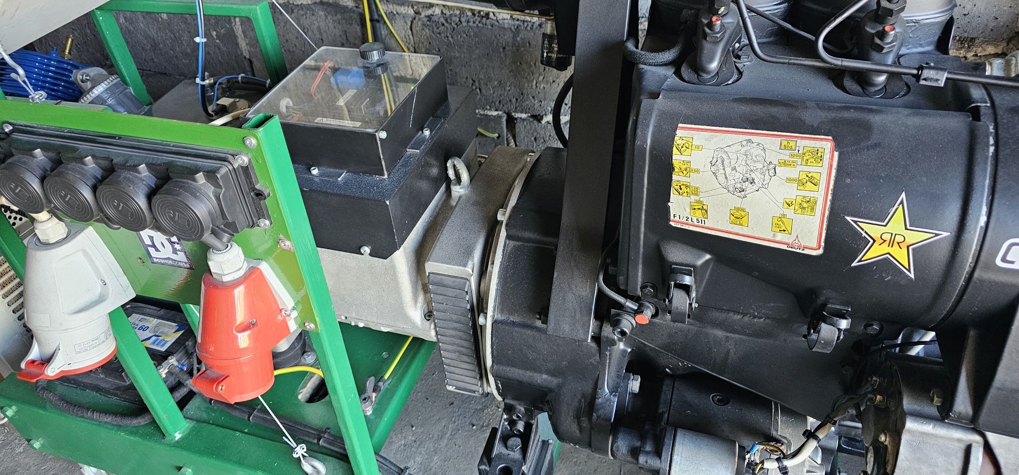 Agregat prądotwórczy 13 KVA Deutz f2l511