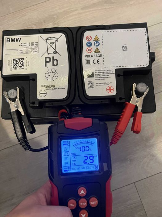 Akumulator ORYGINALNY AGM 12V 70Ah 720A BMW MINI 2024r.