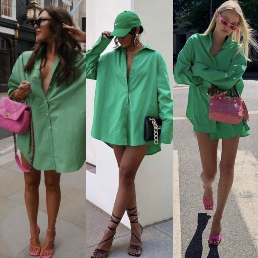 Сорочка oversize р.М рубашка блуза