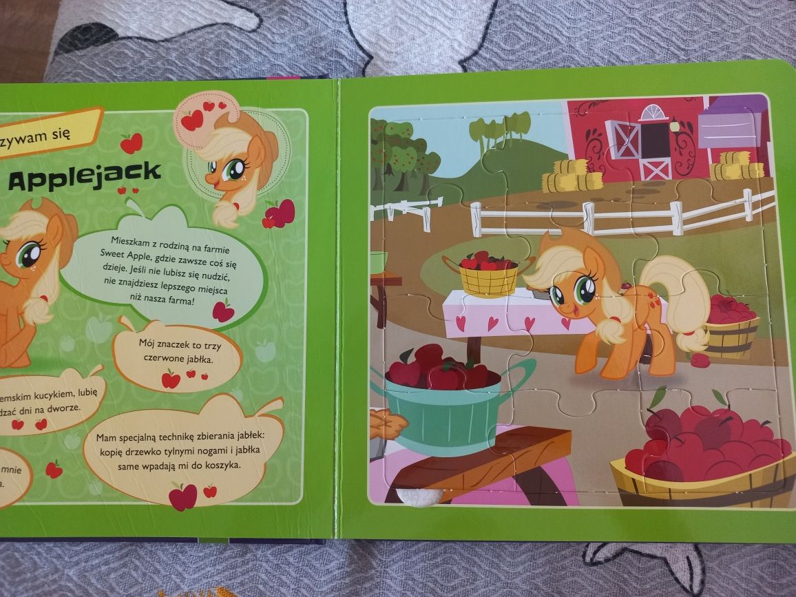Książka z puzzlami My Little Pony koniki