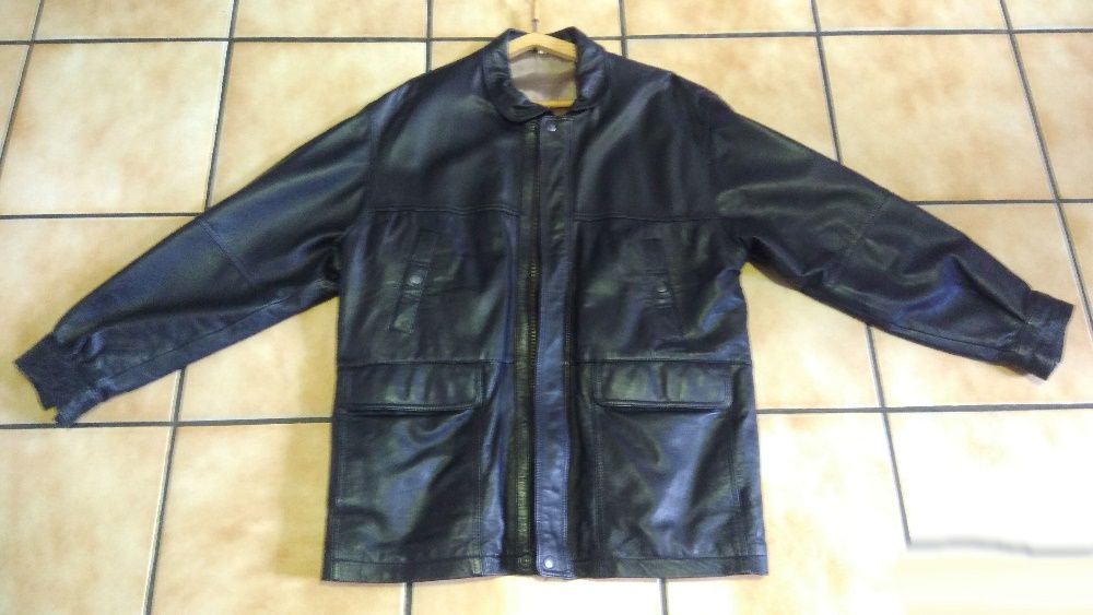 Casaco Couro Homem (Preto)