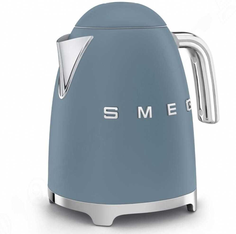 Чайник SMEG / СМЕГ KLF03SBMEU, 1.7 л, ретро, синій мат