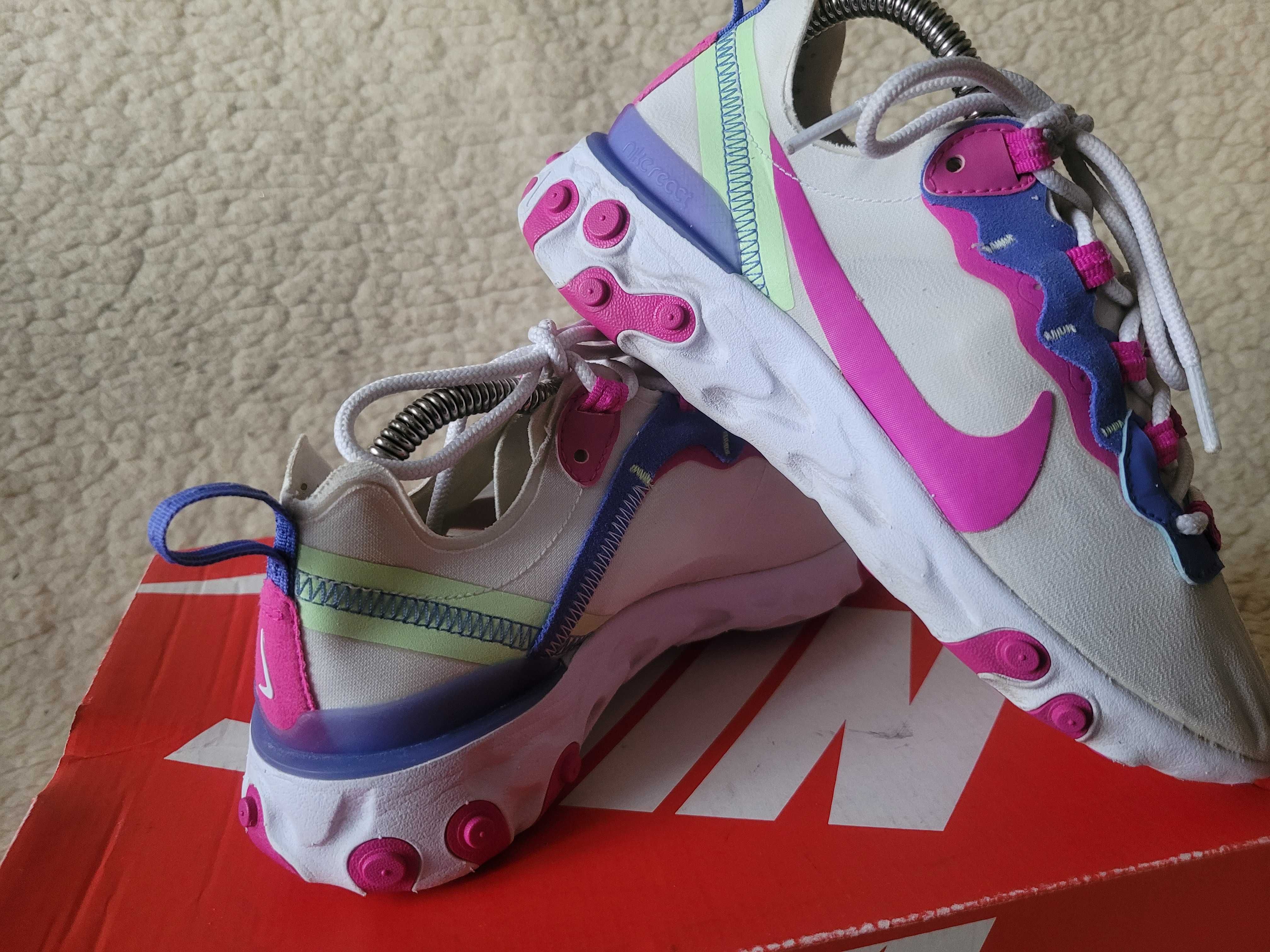 Ekstra lekkie buty trening / biegania Nike React Element 55 wkł.23 cm