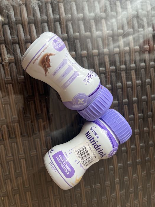 Dwa nutridrink wanilia i czekolada