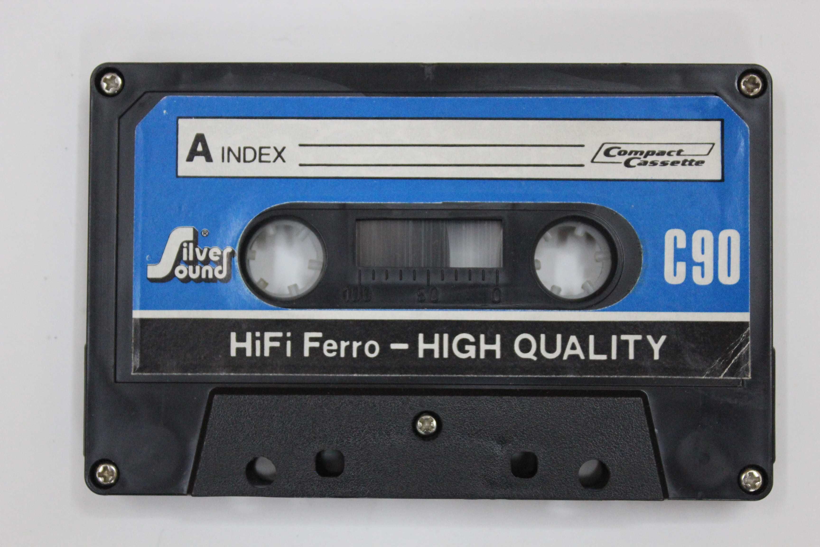 Аудиокассета кассета SILVER SOUND C-90 Hi-Fi Ferro / compact cassette