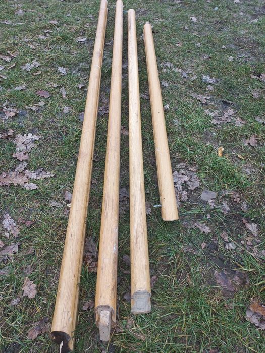 Schody dębowe nakładki 34sztuk balustrada