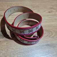 Gucci pasek bez klamry z numerem seryjnym belt 117 cm