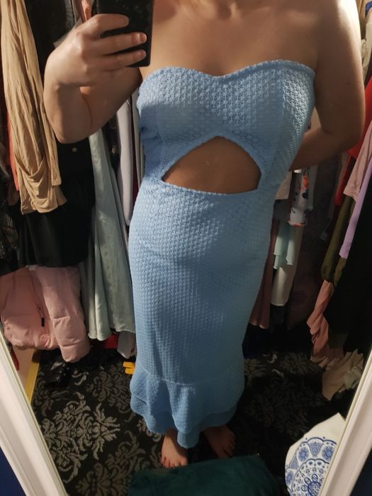 Sukienka Syrenka niebieska