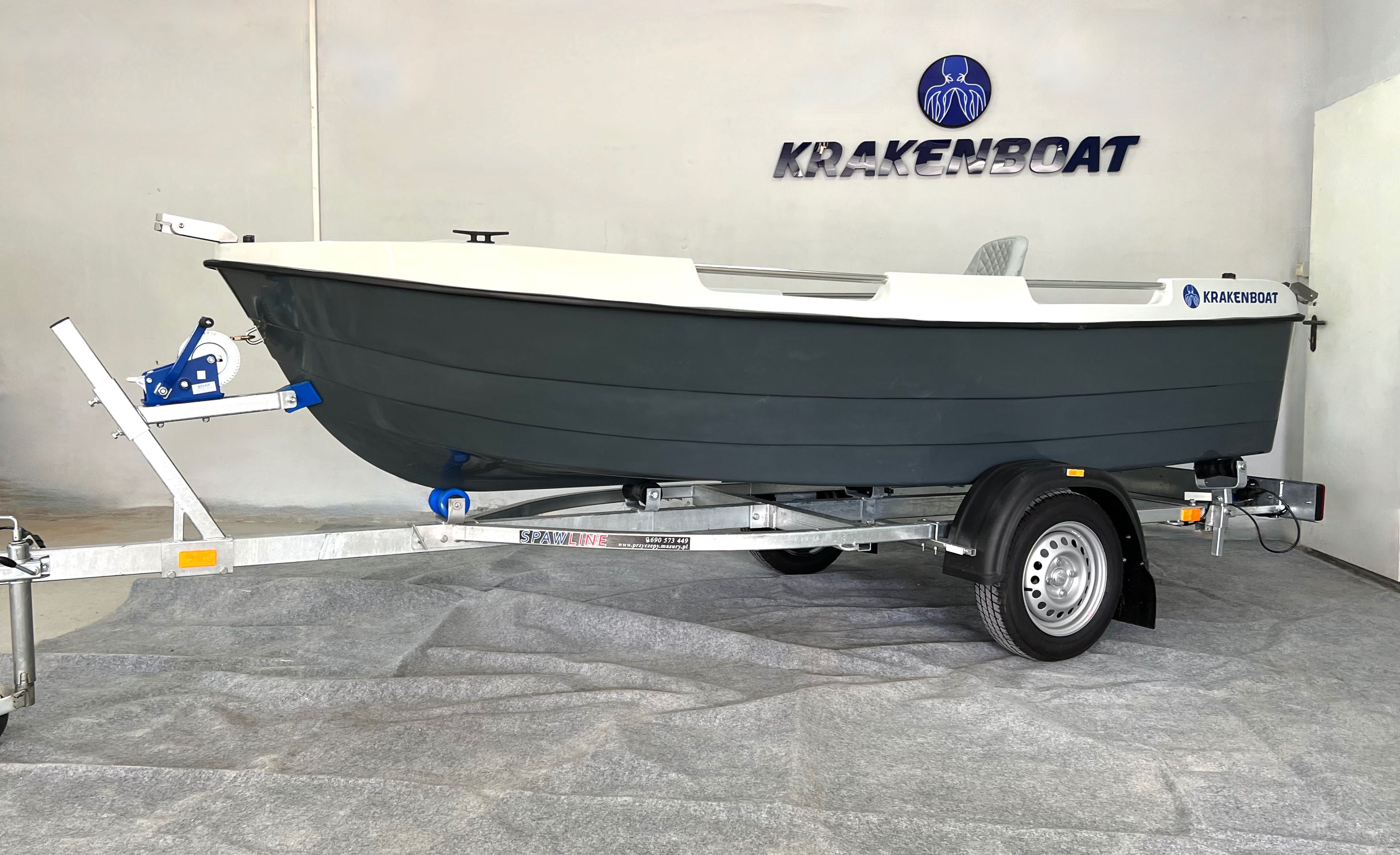 od 315zł! Nowa Łódź Łódka Wędkarska Rekreacyjna Kraken 380 PRODUCENT