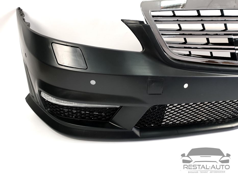 Бампер обвес Mercedes S W221 2005-2013  в стиле AMG S65